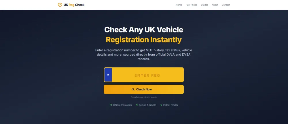 UK Reg Check